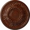 Ekena Millwork Wakefield Ceiling Medallion (Canopies up to 3 5/8"), 11 3/4"OD x 1 1/4"P, Burnished Mahogany Crackle CM11WABMC - alternate 1